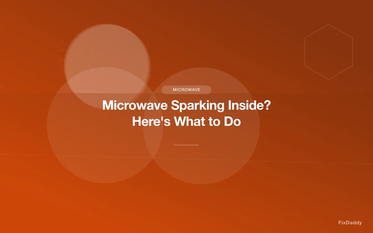 Microwave Sparking Inside? Here's What to Do