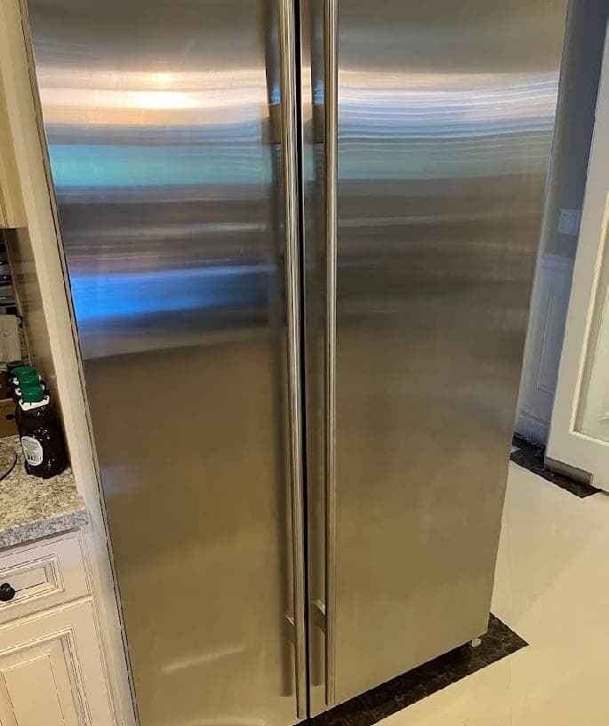 Sub-Zero refrigerator repair in McLean, VA — Compressor failure, fresh food section not cooling