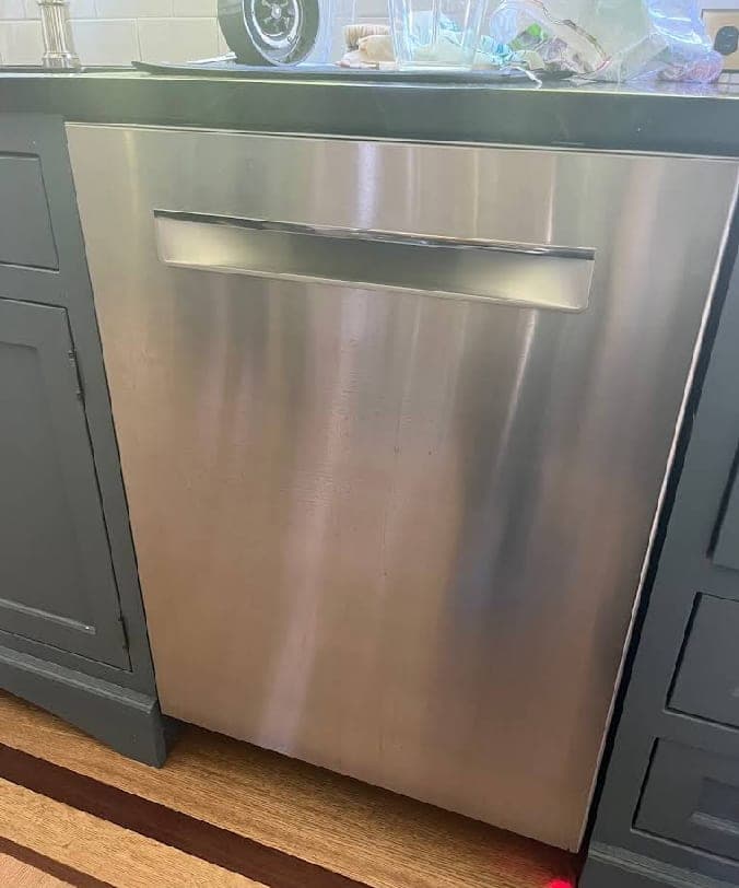 Bosch dishwasher repair in Annandale, VA — Control panel stopped responding mid-cycle, dishes left sitting in standing water