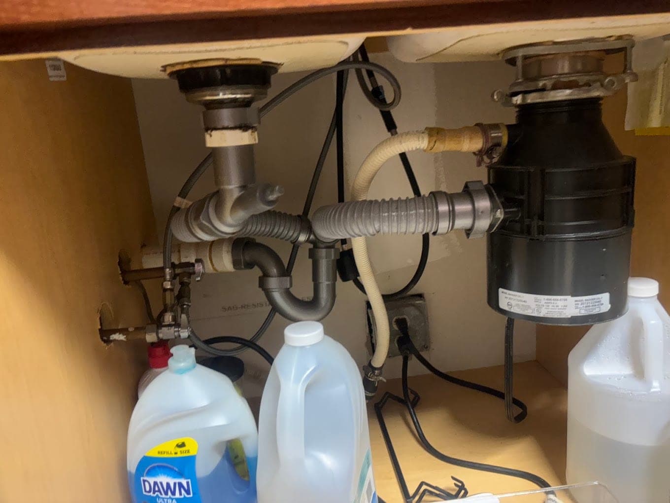 Bosch dishwasher repair in Oakton, VA — A dishwasher backing up into the sink