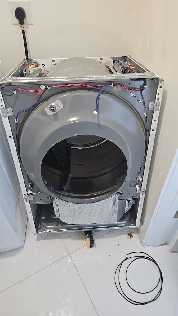 Insignia dryer repair in Manassas, VA — Dryer drum not turning