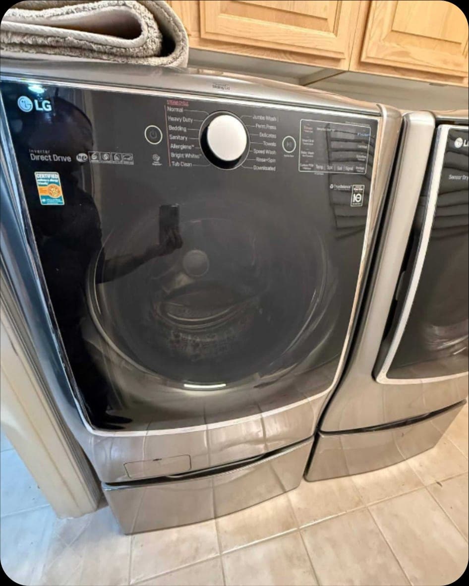 LG washer installation in Arlington, VA