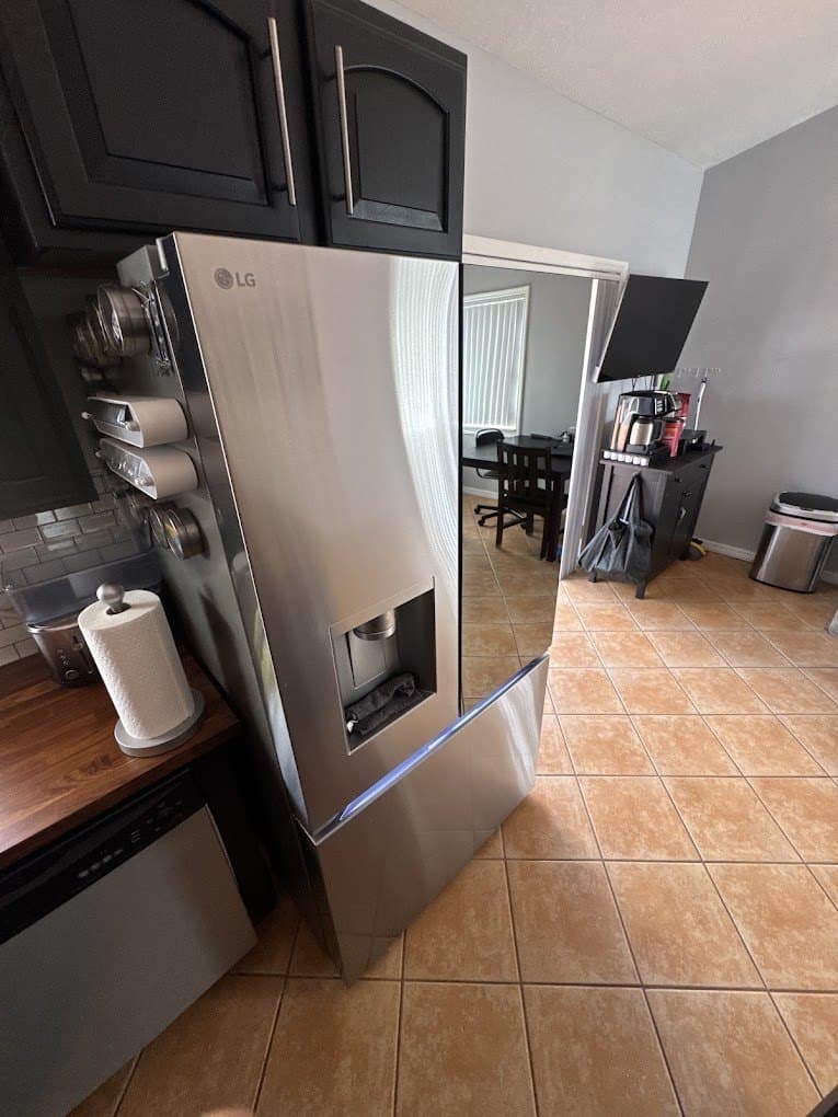 LG refrigerator repair in Springfield, VA — Refrigerator making a loud buzzing noise