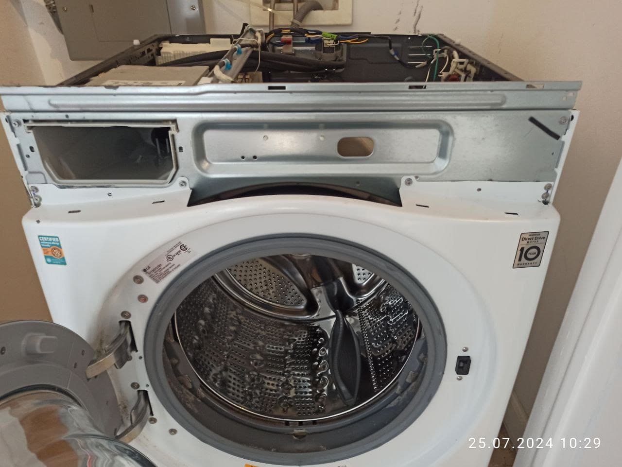 LG washer repair in Vienna, VA — An intermittent no-start traced at the controls