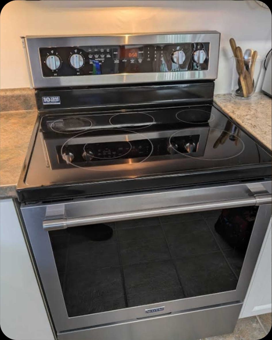 Maytag cooktop repair in McLean, VA — The issue, completed the repair, and had the oven and all burners working again before leaving