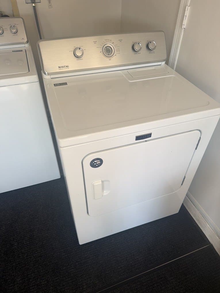 Maytag dryer repair in Alexandria, VA — Dryer took three cycles to dry a load