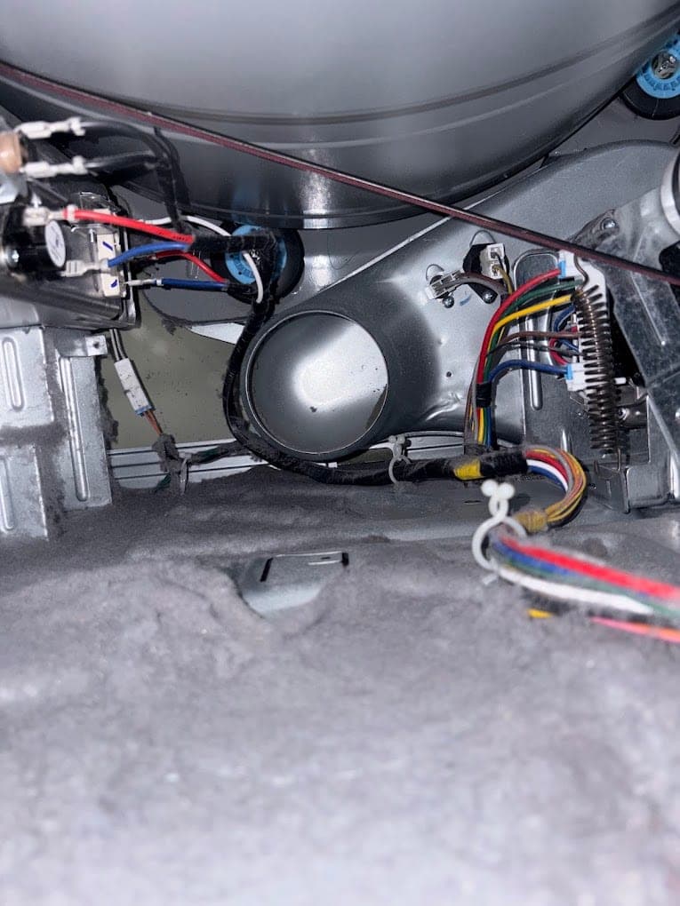 Maytag dryer repair in Washington, DC, DC — A drum that stopped turning on a snapped belt