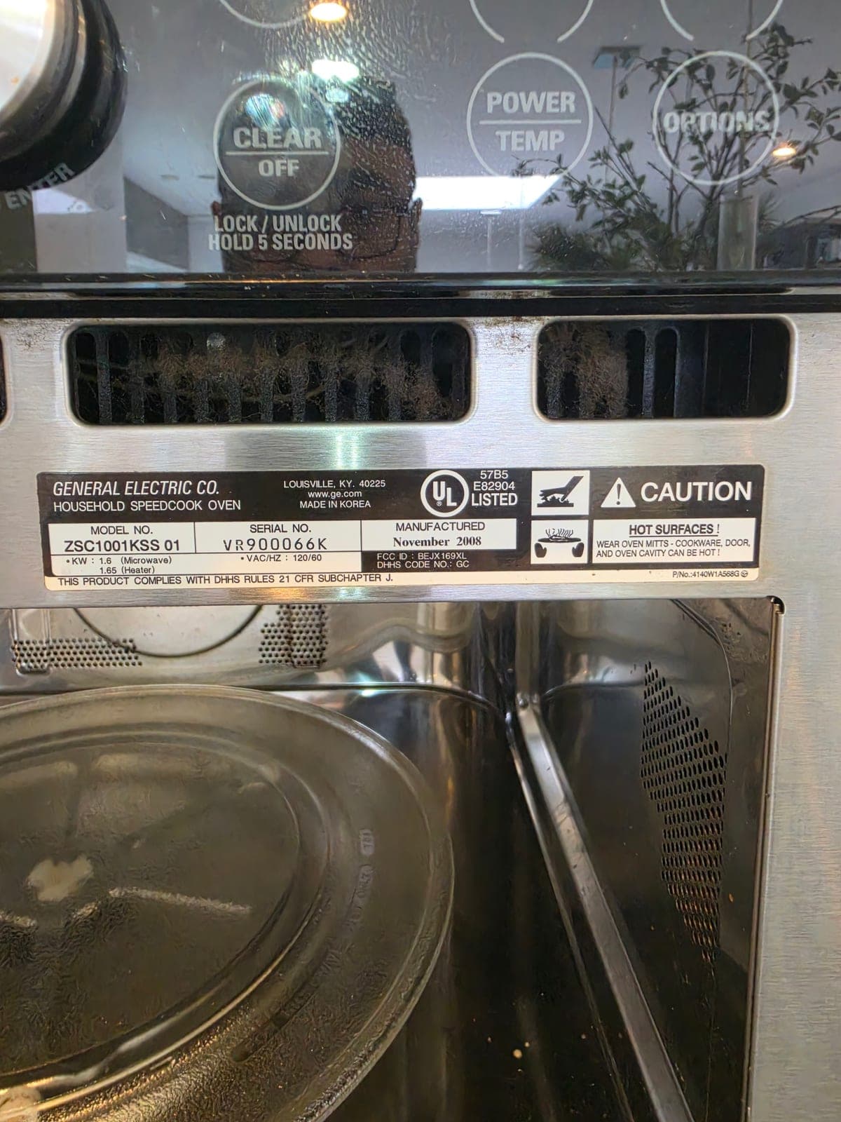 Monogram microwave repair in McLean, VA — No heat