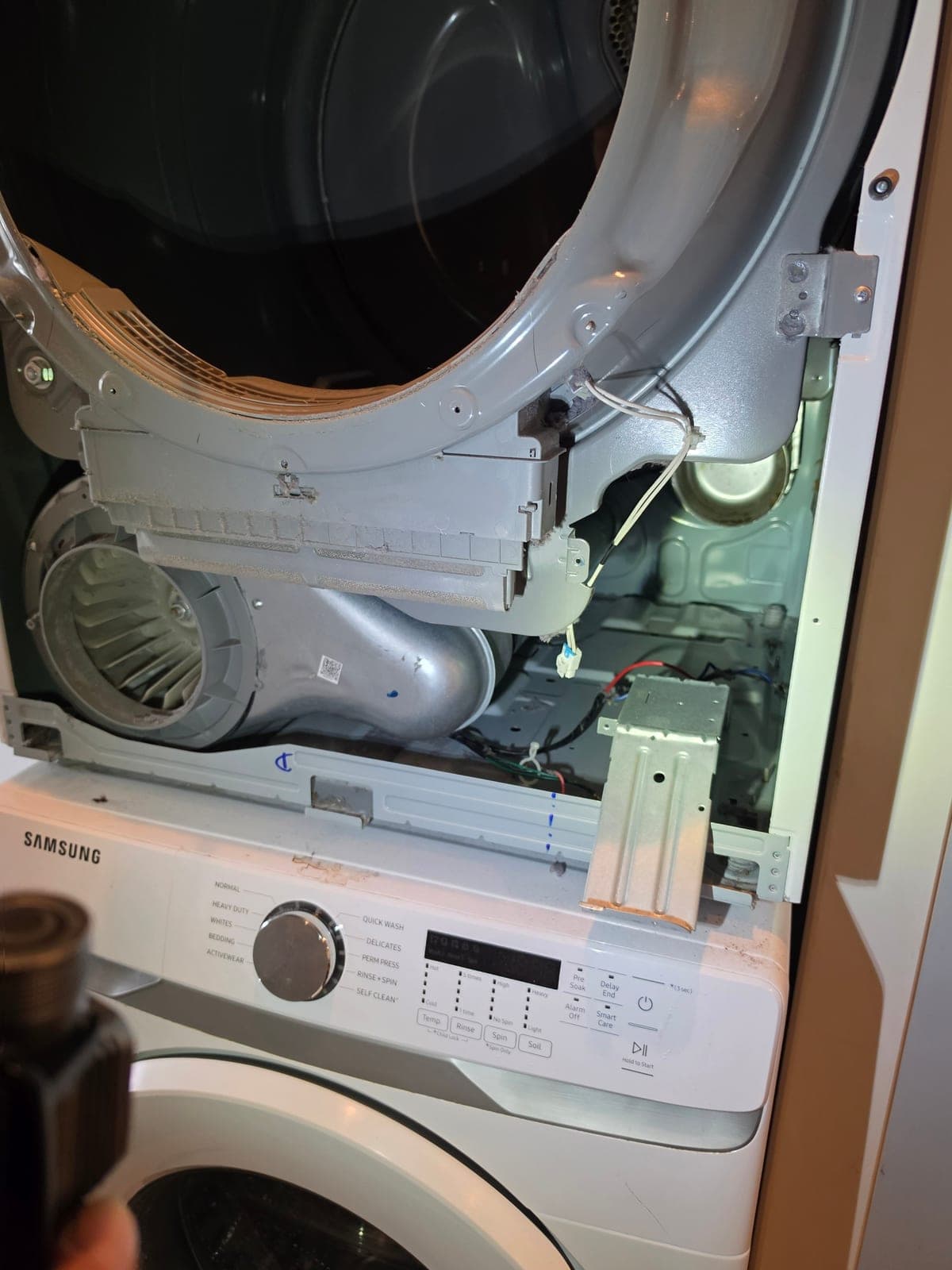 Samsung dryer repair in Great Falls, VA — Drum not turning