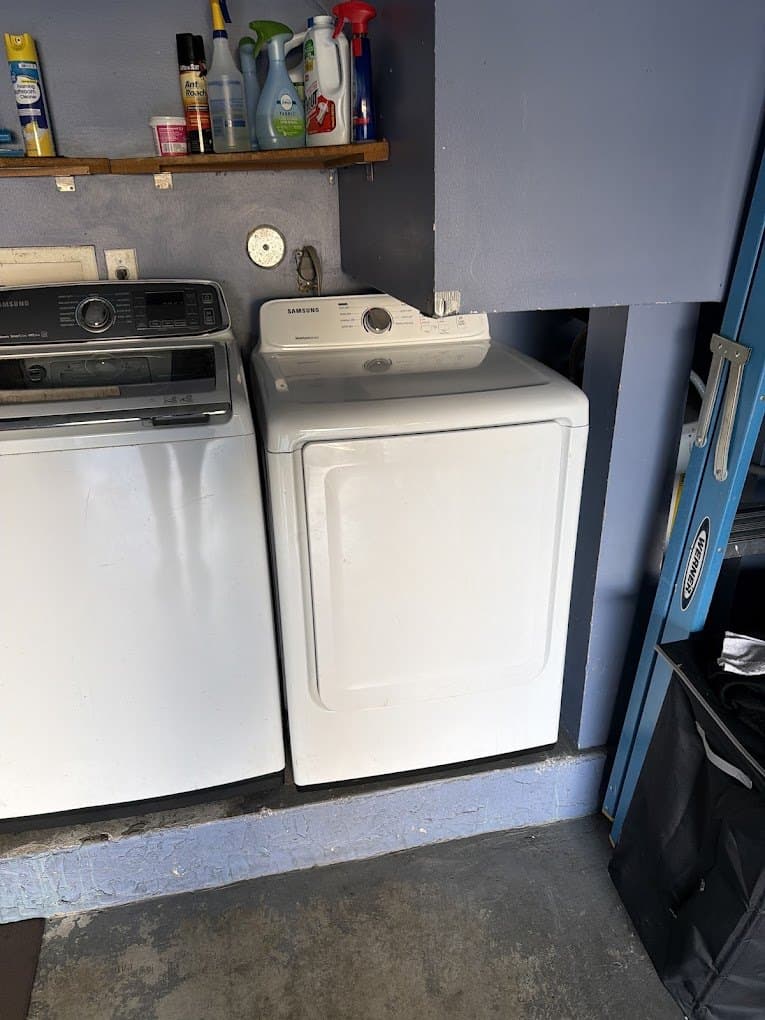 Samsung dryer repair in Chantilly, VA — Dryer showing a heating error, no heat