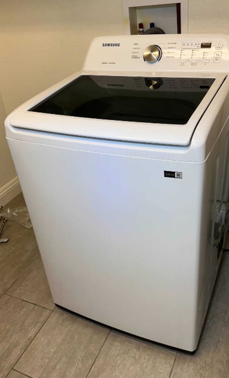Samsung washer installation in Burke, VA