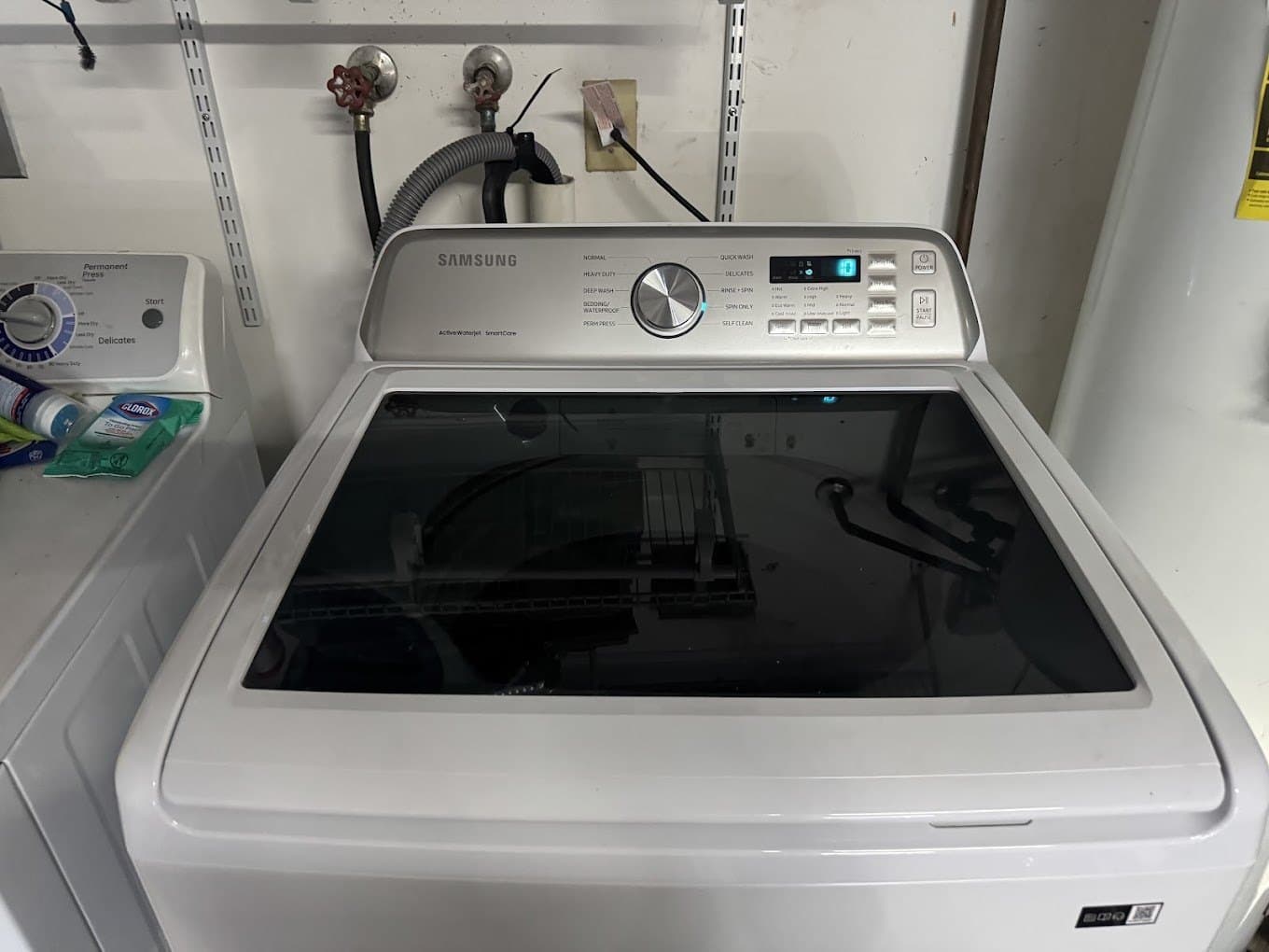 Samsung washer repair in Ashburn, VA — Top-load washer not spinning dry