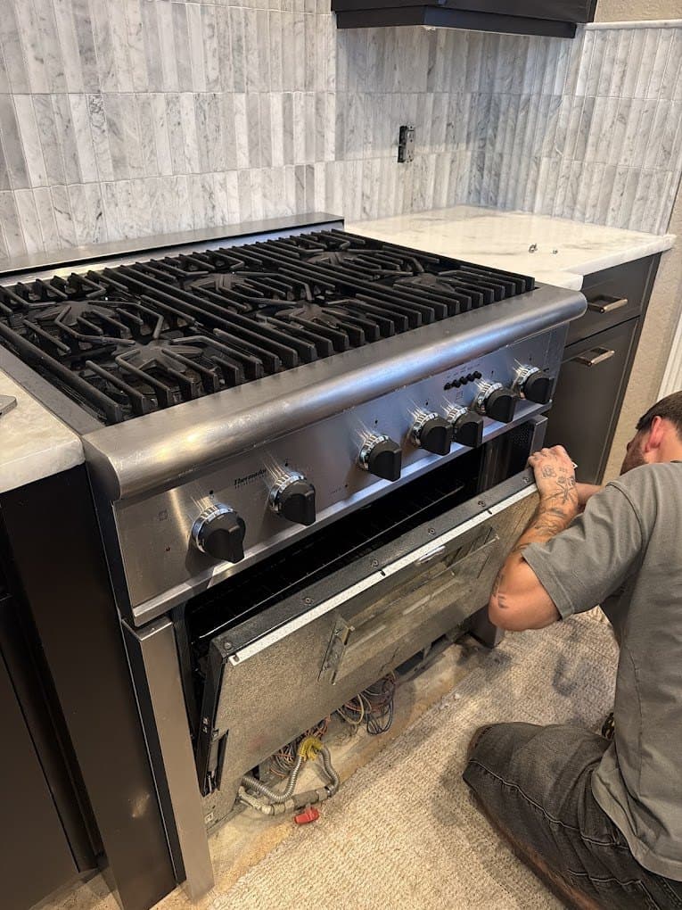 Thermador range repair in Chevy Chase, MD — Oven would not heat on a pro-style range