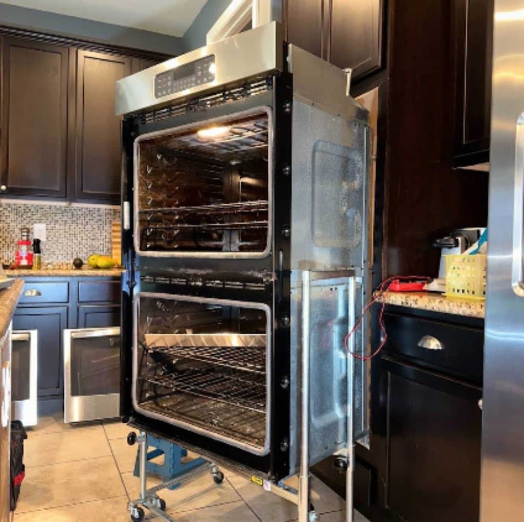 Thermador oven repair in Chevy Chase, MD — Double wall oven with both cavities cold