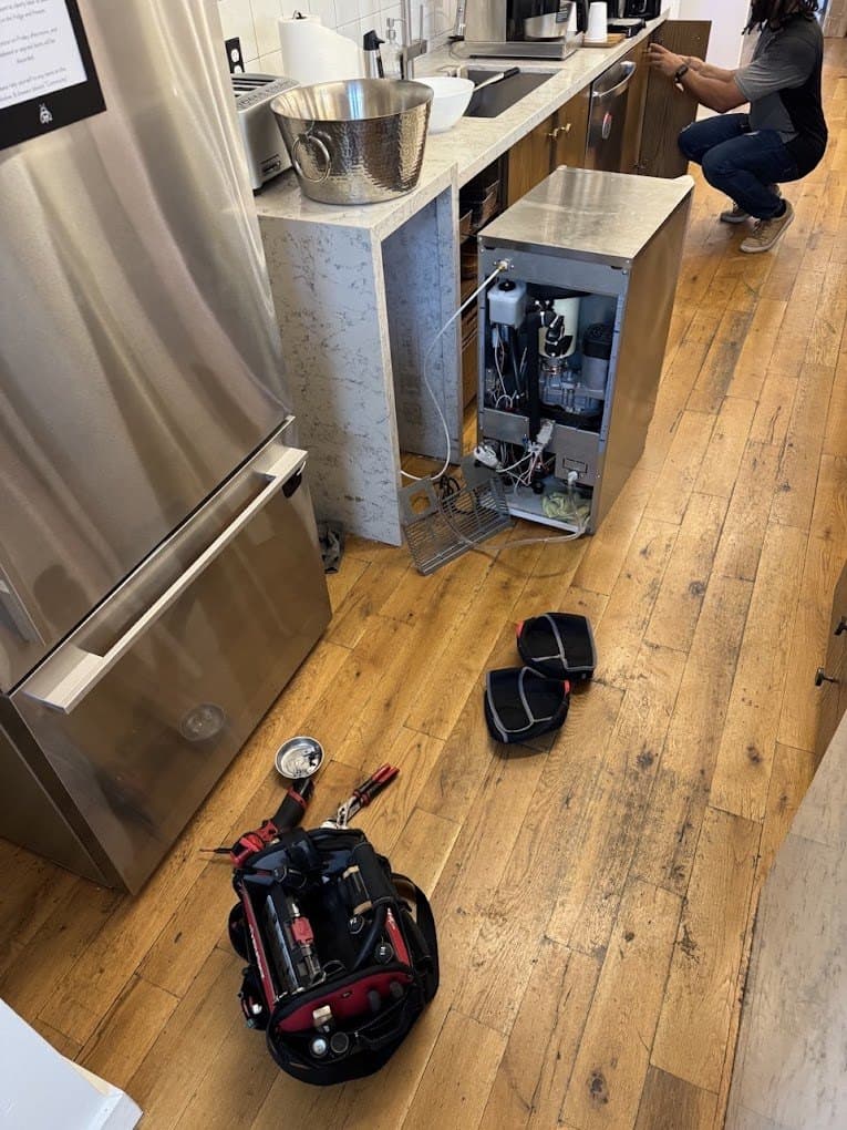 U-Line ice maker repair in Lake Barcroft, VA — Undercounter ice maker stopped making ice