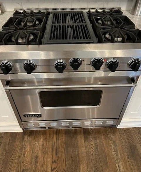 Viking stove repair in Great Falls, VA — The oven would not reach its set temperature