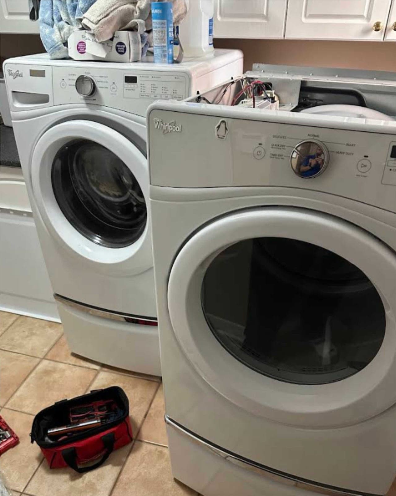 Whirlpool washer repair in McLean, VA